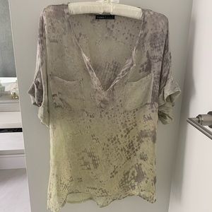 Gypsy animal print tunic size small